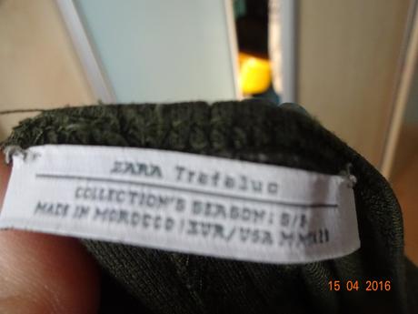 Tielkove uzke saty + bluzka, zara,m