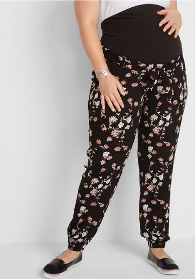 Kvalitné tehotenské nohavice, bonprix,50