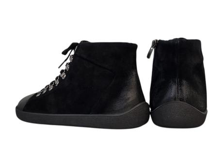 Bebare - členková obuv dublin black-suede, 36 / 41 / 43