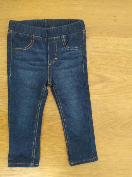 Legíny v rifľovom vzhľade, h&m,80