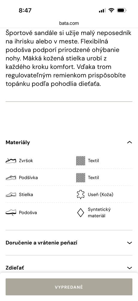 Sandale, baťa,38