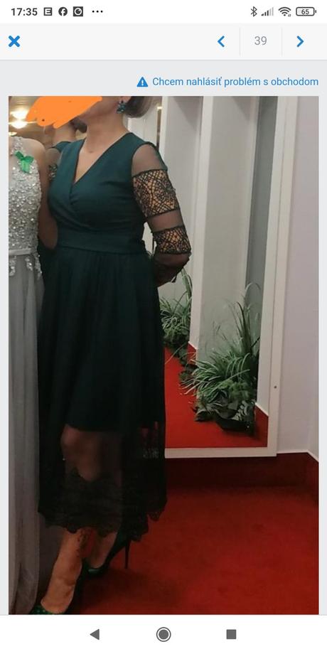 Dámske krásne šaty, s