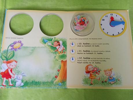 Kniha s magnetkami a hodinami, 