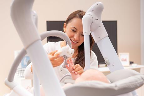 Caretero detská jedálenská stolička 2v1 indigo gre, caretero