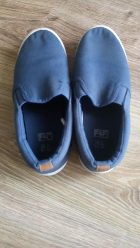 Tmavomodré chlapčenské plátenky, f&f,34