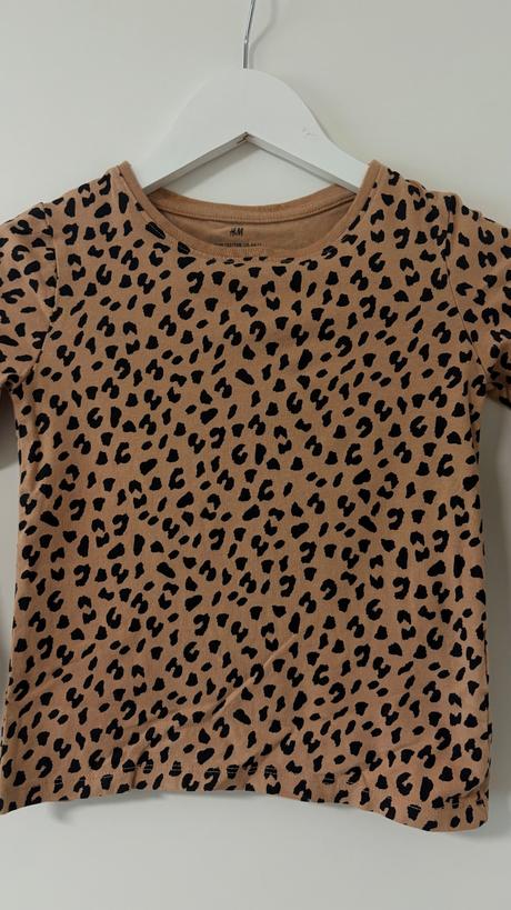 Dvojbalenie tričiek s dlhým rukávom 122/128, h&m,128