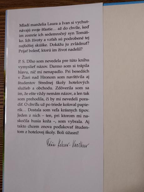 Táňa keleová vasilková - kvety pre lauru, 