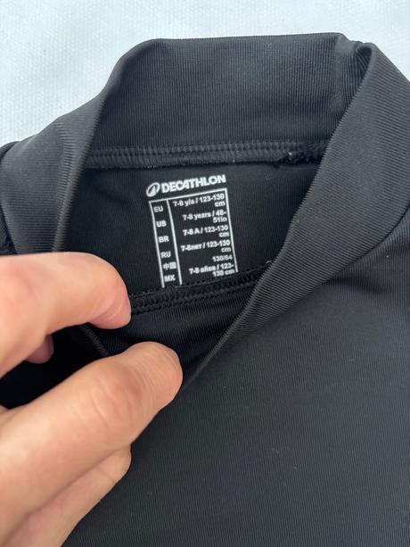 Detské spodné tričko na futbal, decathlon,122