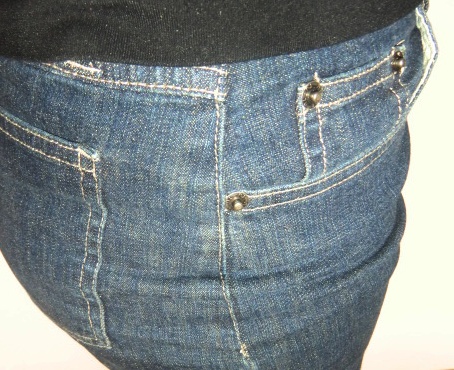 Riflová mini sukňa vel 36/38, h&m,38