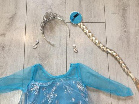 Dievčensky kostym elsa 7-9 rokov, 