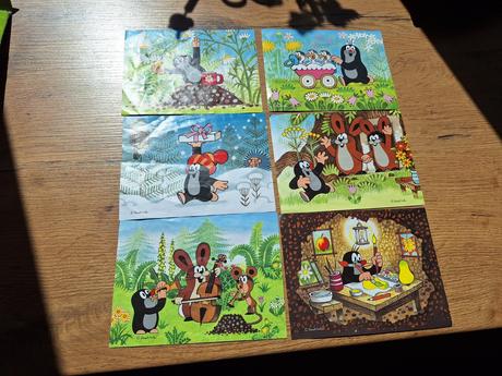 Drevene kocky s krtkom,