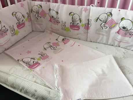 3dielna súprava- navliecky+mantinel na postielku, šírka (cm): 100,dĺžka (cm): 130