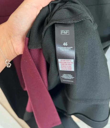 Ciernobordove saty, bonprix,46