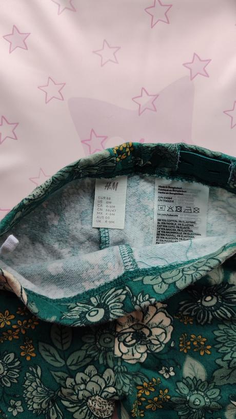 Zateplené legíny, h&m,68