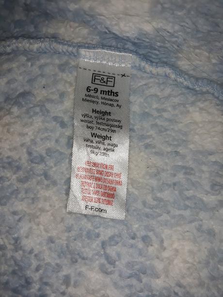 Detský župan hviezdičky, f&f,74