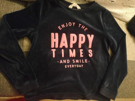 Mikina - tmavomodrá, h&m,134