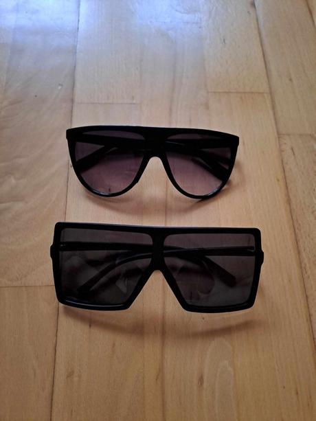 Velke extravagantne slnecne okuliare, 