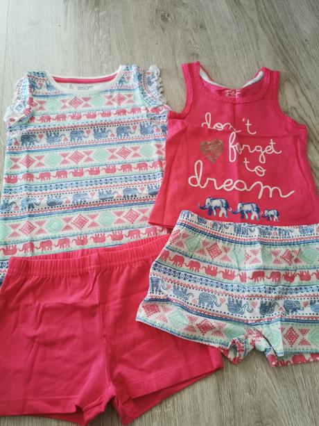 2x pyžamo 18-24 mesiacov, f&f,92