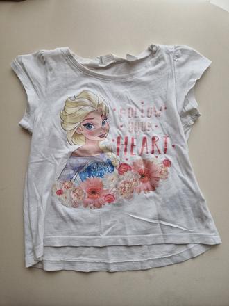 Elsa tričko 98/104, h&m,98