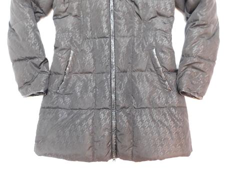 Kvalitna zimna perova predlzena bunda/kabat, 38