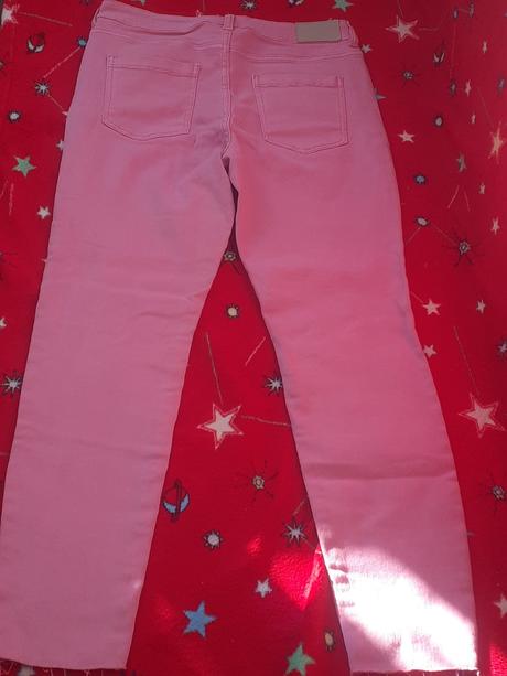 Bledoružové dievčenské nohavice, 170