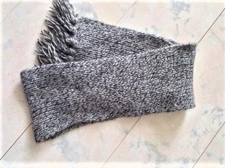 Teplý melírovaný šál, l