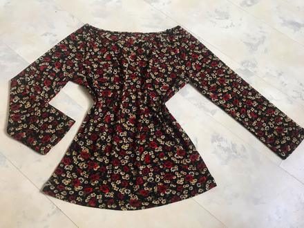 Romantické kvetinkové tričko, xs