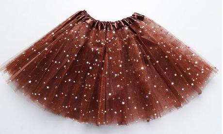 Tutu sukna tylova s trbietkami  hviezdickami rozne, <50 - xs