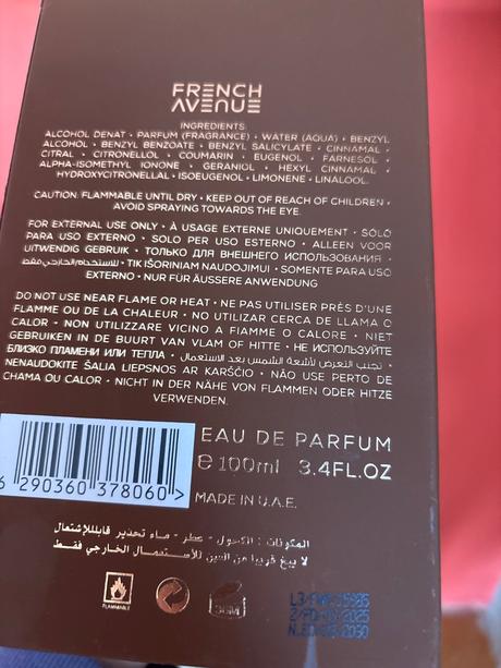 Arabský parfém vulcan sable, 