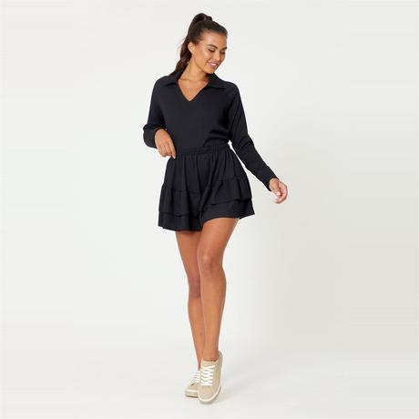 Be you collar top and short co-ord set l, l