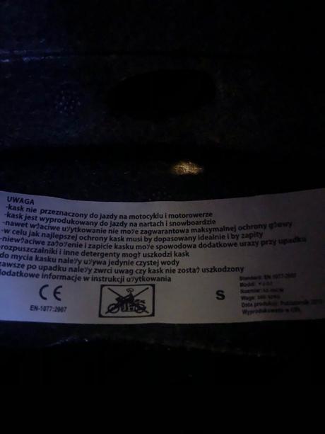 Lyziarska prilba s, m / s