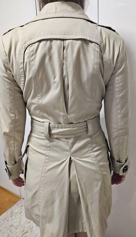 Prechodný plášť - trenčkot zara basic, zara,m