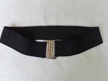 Čierny elastický opasok, veľ. m-l, 