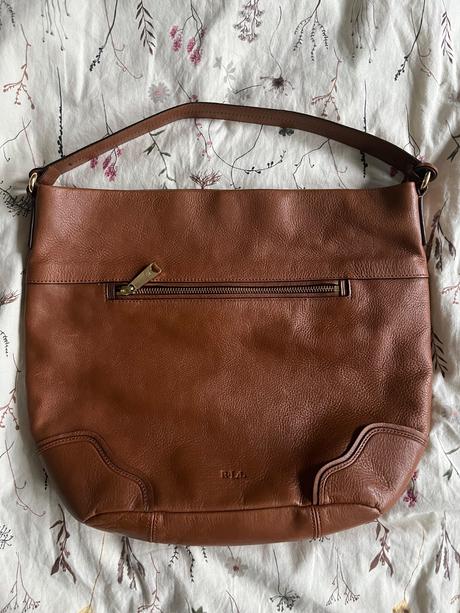 Kabelka ralph lauren kožená, ralph lauren