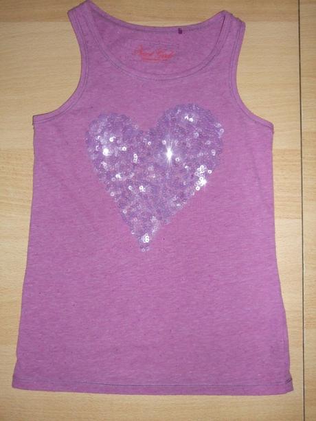 Fialový top heart zn. next, next,116