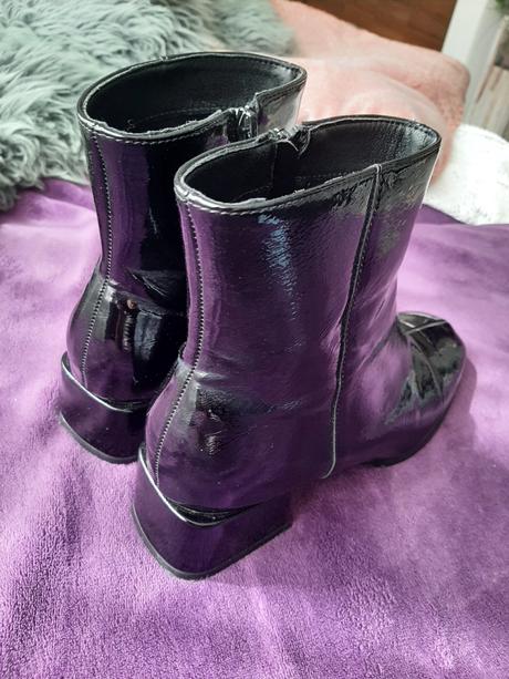 Kožené lakované topanky 41, lasocki,41