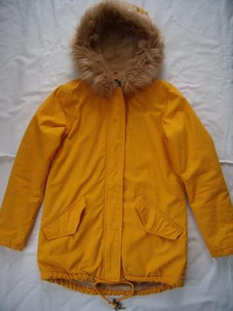 Horčicovo žltá dámska//dievčenská bunda v.s, gate,s
