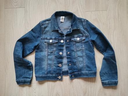 Riflová bunda mäkká, h&m,128