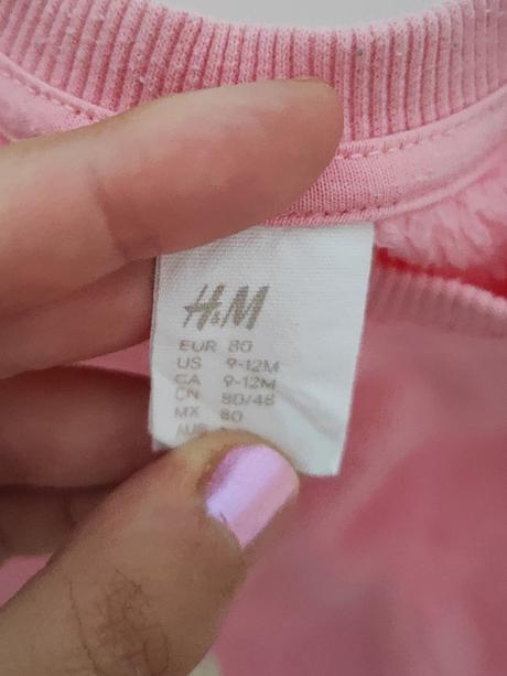 Teplá mikina, h&m,80