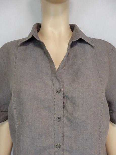 Kvalitná ľanová blúzka, 46