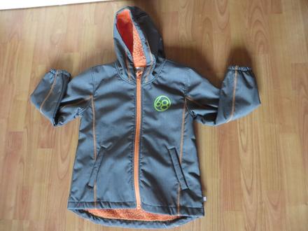 Prechodná zateplená softshellová bunda - veľ. 128, 128