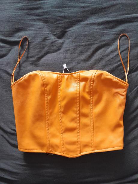 Top koženka, new yorker,xs