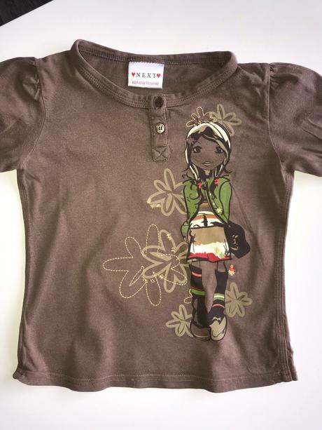 Tričko s dievčatkom next, next,104