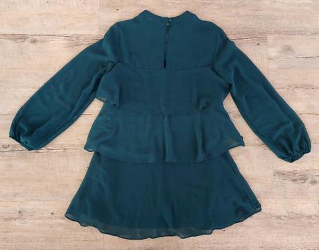Tmavozelené minišaty / tunika zara, zara,s