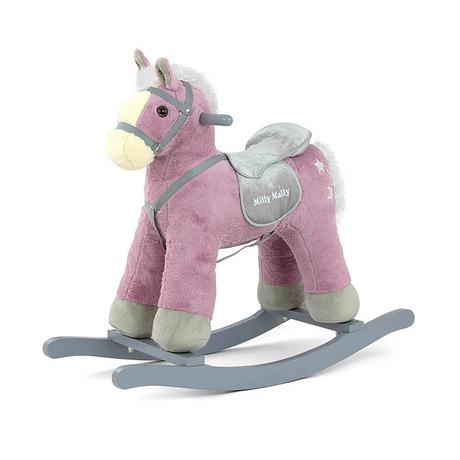 Hojdací koník s melódiou pepe fialový,