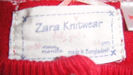 Svetrík zara červený, zara,92