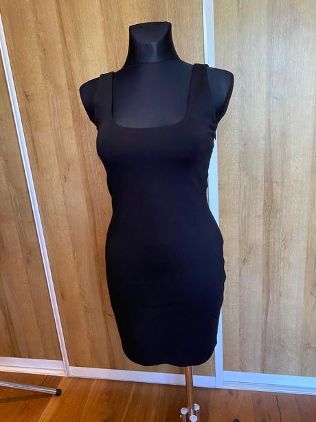 Mango - dámske čierne šaty, mango,m