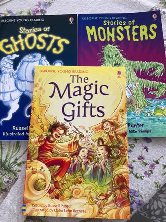 Anglické knihy usborne young reading 3 ks za 9,