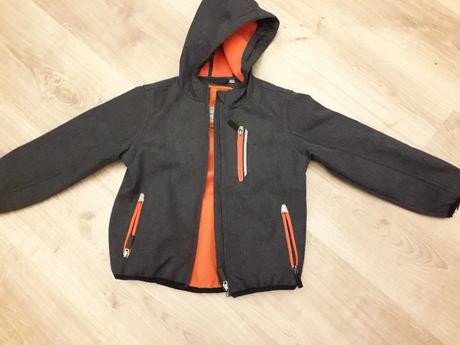 Softshelová bunda sivá, c&a,116