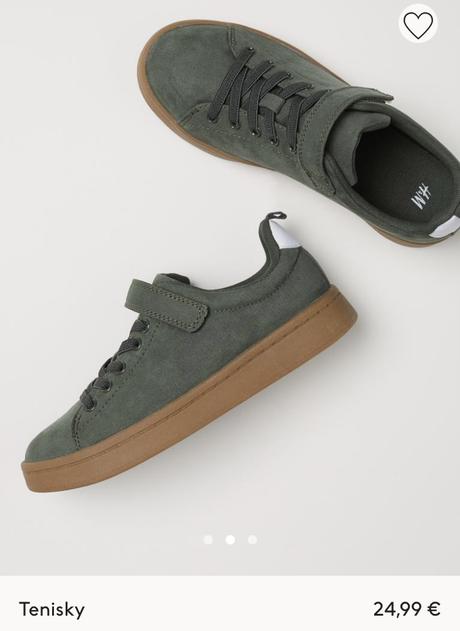 H&m khaki semišové tenisky veľ. 28- vd 17,8cm, h&m,28